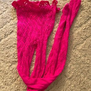 tights, pink